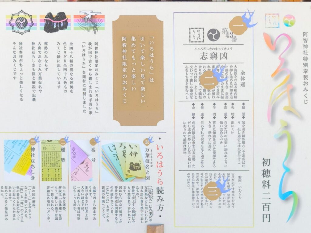 阿智神社 おみくじ