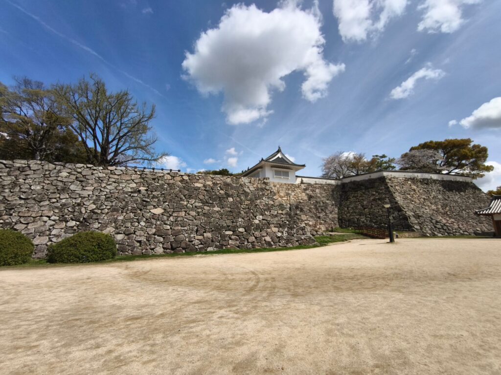 岡山城城壁