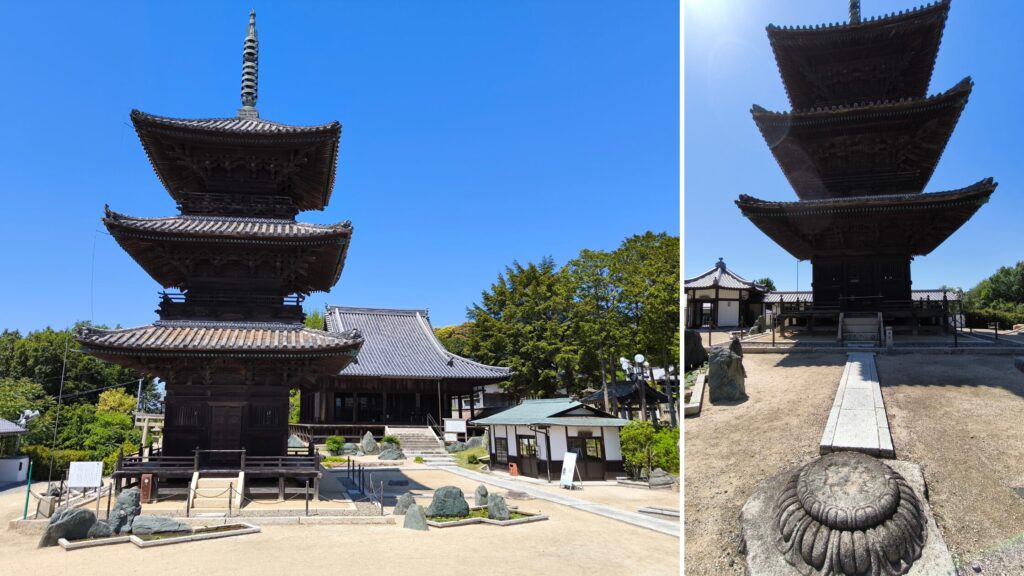 三重塔とマンダラ巡り