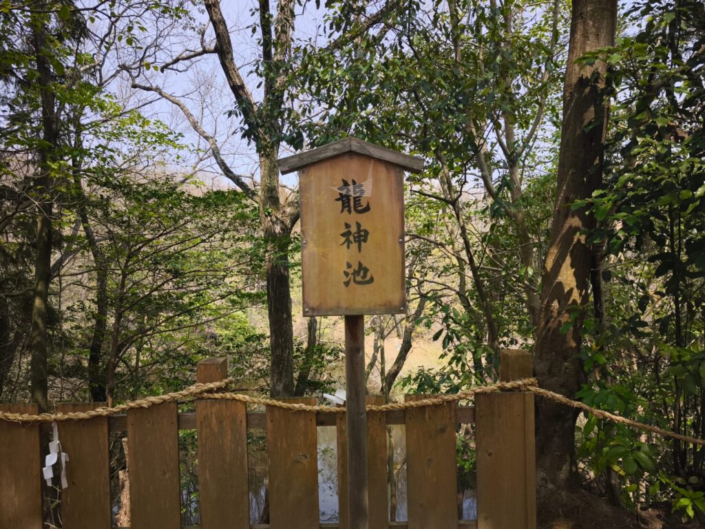 窪八幡宮 龍神池