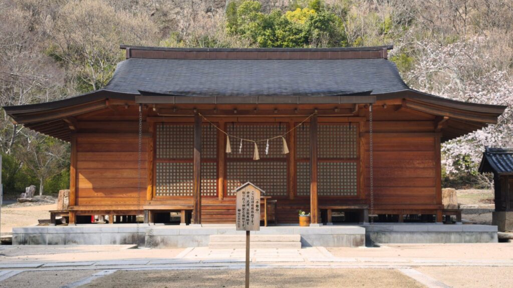 備前国総社宮 平安様式の拝殿