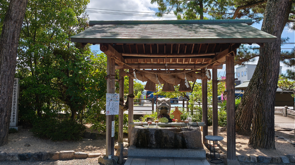 藤田神社 龍神手水舎