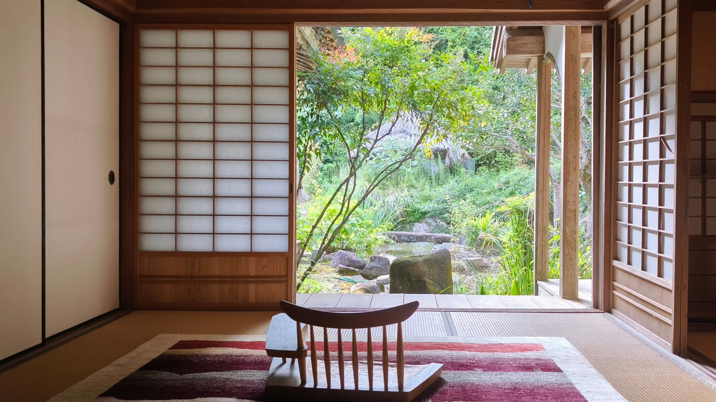 金山寺 客殿の庭園